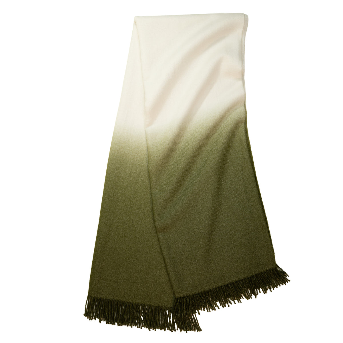 Dip-Dyed Throw